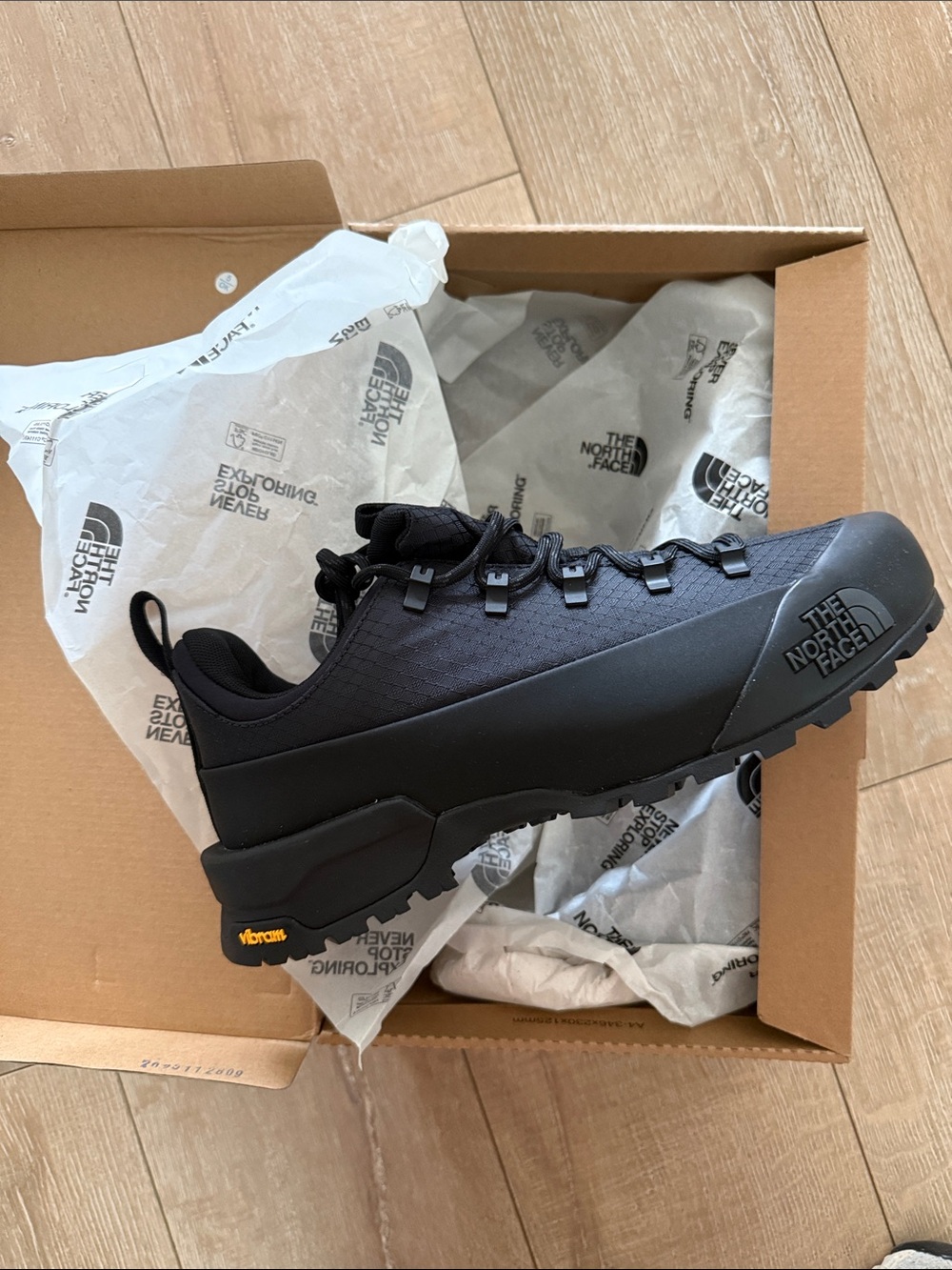 The North Face Men's Black Trail Low-Cut Hiking Shoe